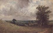 John Constable West End Fields,Hanpstend,noon oil